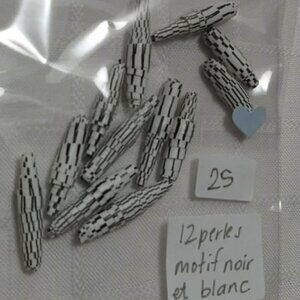 One-of-a-kind handmade/hand rolled paper beads/jewelry making/craft supplies/DIY